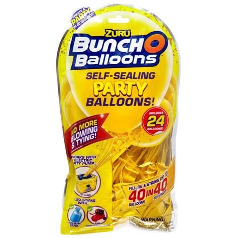 Bunch O Balloons Self Sealing Balloons 24 Pack - Yellow | Toy Brands A-K | Casey's Toys