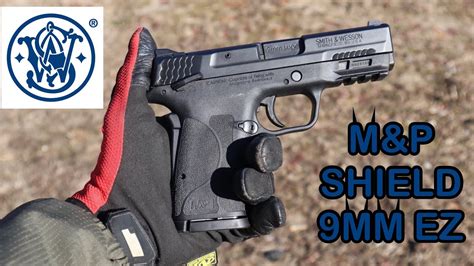 smith and wesson mandp shield 9mm ez test and review easiest handgun to load and shoot youtube