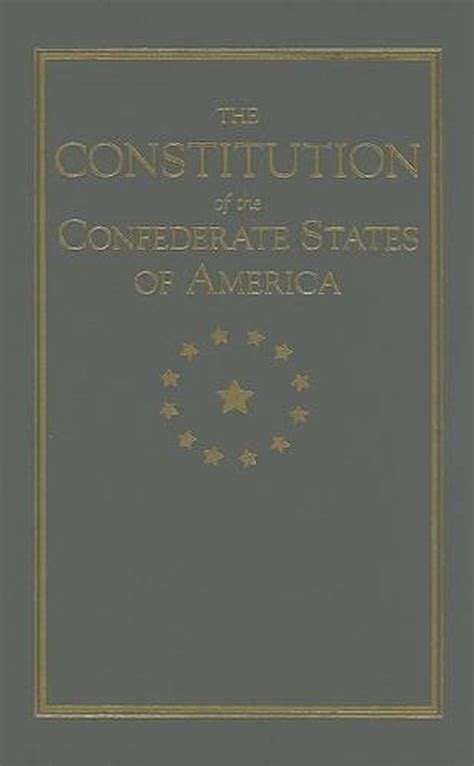 The Constitution Of The Confederate States Of America English