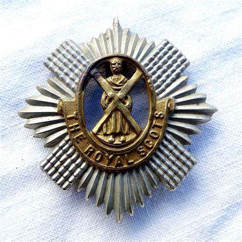 Cap Badge The Royal Scots Ww1