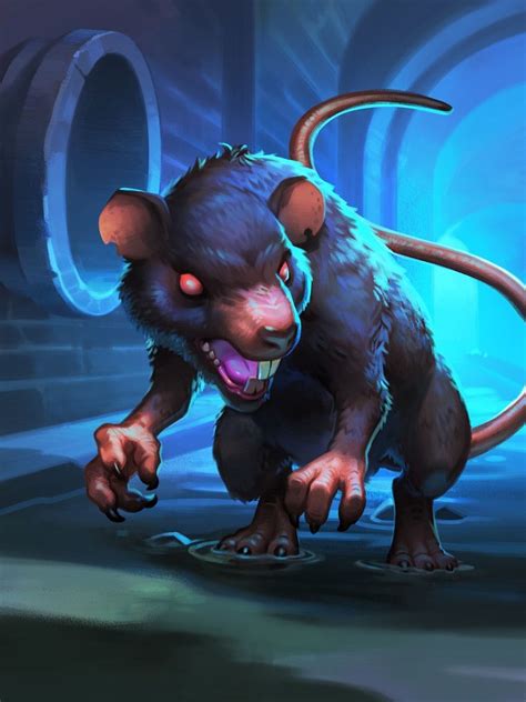 cartoon rat rats shadow monster