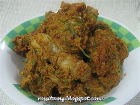 Resepi rendang pedas daging perak. Lestari Kehidupanku....Azita Zain: Rendang Pedas Ayam