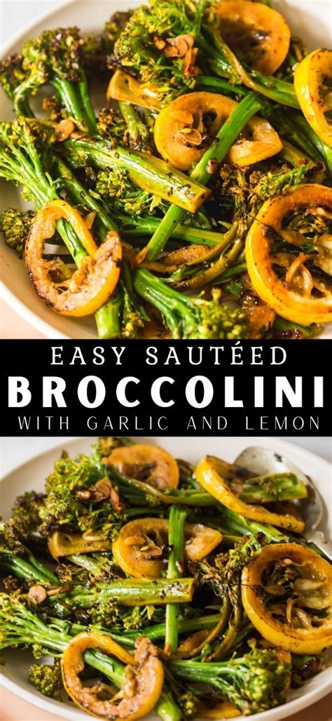 Prepare This Easy Sautéed Broccolini With Garlic And Lemon In Only 10