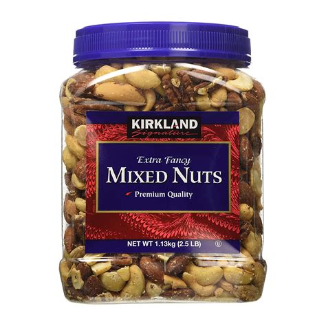 Mixed Roasted Nuts Extra Fancy Kirkland Signature Salted Unsalted 1
