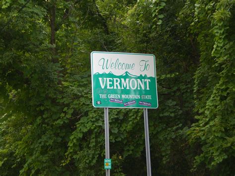 Vermont State Sign Welcome To Vermont The Green Mountain Flickr