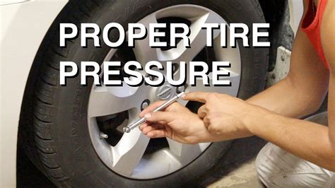How To Take The Tires With The Correct Pressure Car Pro