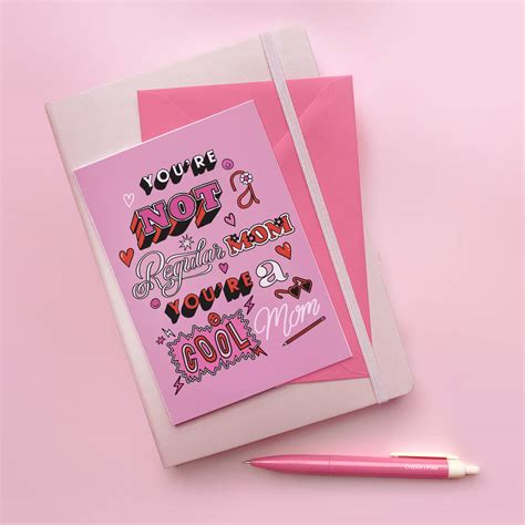 Cool Mom Mean Girls Mothers Day Card By Liz Harry Design