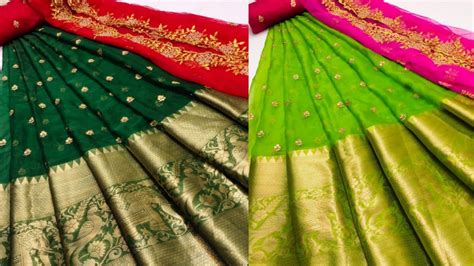 latest stunning designer pattu langa voni designs pattu half saree designs 2021 youtube