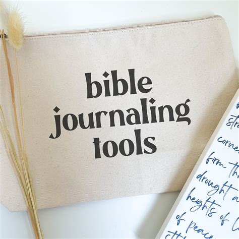 Bible Journaling Tools Pencil Case Cheerfully Given