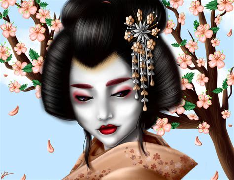 Geisha By Kaspiian On Deviantart