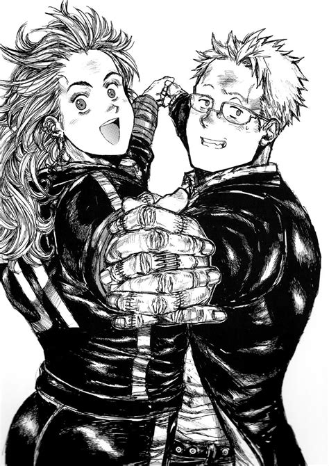 She is the fourth tallest character in the series and is very muscular. Art Noi and Shin (Dorohedoro) : manga