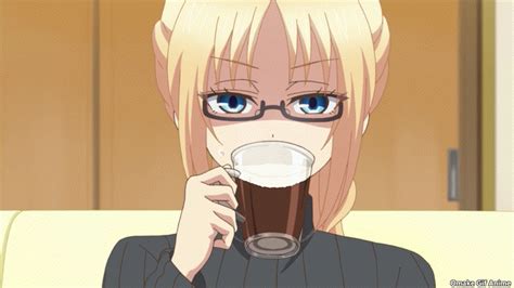 Anime Drinking Coffee  Cute Girls Doing Cute Things If Those Things
