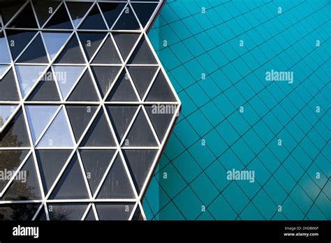 Glass Window On Corporate Building Modern Arhitectural Design Stock