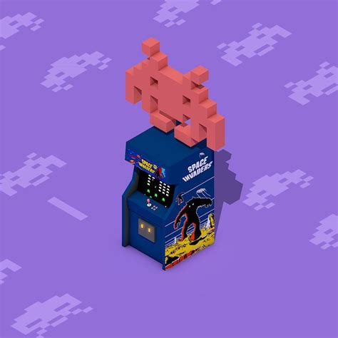 Maybe you would like to learn more about one of these? Isometric Space Invaders arcade cabinet | Arcade, Space ...