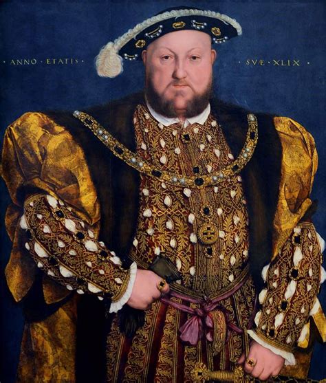 A Portrait Of The King Henry Viii Reigns In “tudors To Windsors