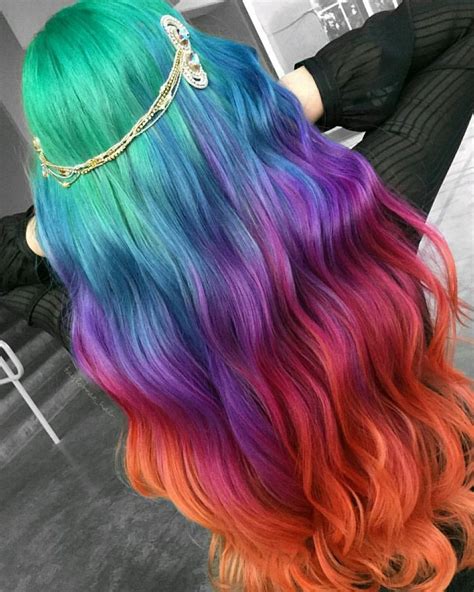 8 614 likes 98 comments pravana pravana on instagram “a rainbow mane 🌈 fit for main stage