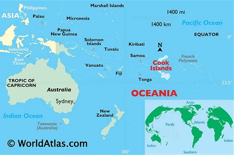 Mapas De Islas Cook Atlas Del Mundo