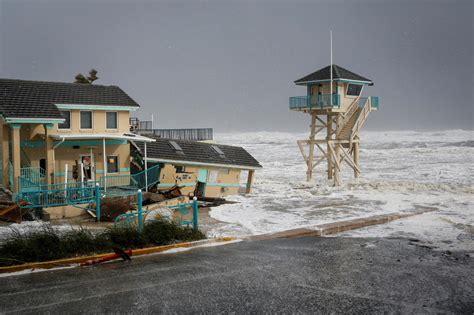 Nicole Which Hit Florida As Rare November Hurricane Topples Homes