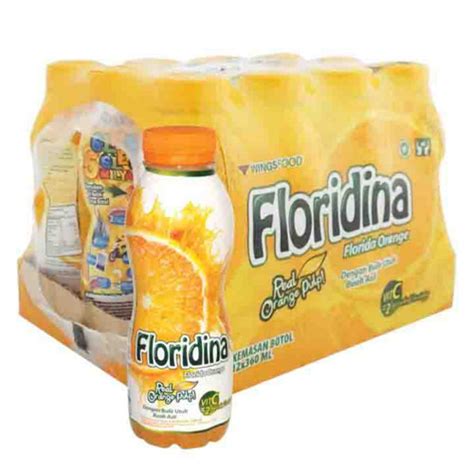 Jual Floridina Florida Orange Minuman Botol 360ml 1 Karton Isi 12 Pcs