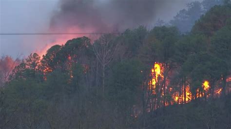 Wildfire Prompts Evacuations In Tennessee