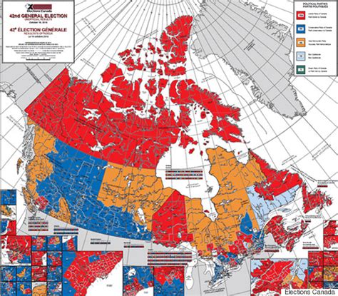 Canadian Election Map