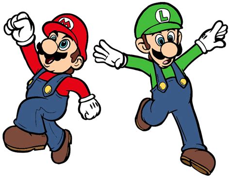 Mario And Luigi Clipart Clipart Best