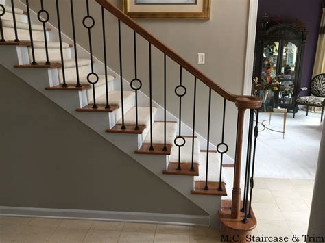 After The Iron Baluster Upgrade From Mcstaircase And Trim Removal Of