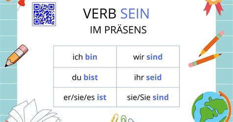 Verb Sein картка відмінювання дієслова інтерактивна гра Інші