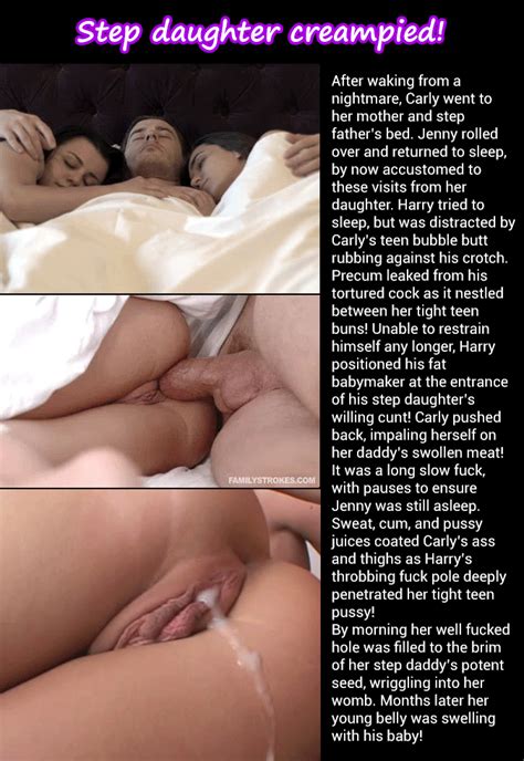 Father Creampies Step Daughter Next To His Sleeping Wife Porn With Text