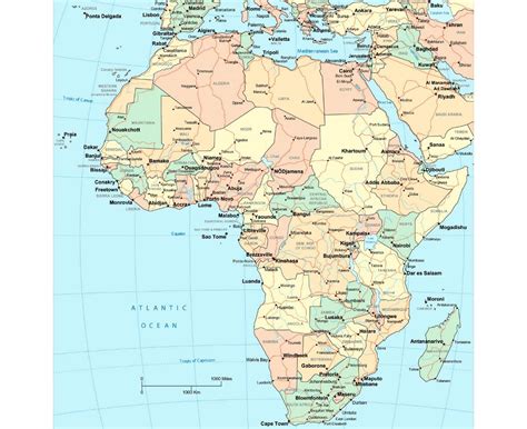 Cities in africa african cities map. Maps of Africa and African countries | Political maps, Road and Railways maps, Physical and ...