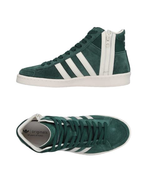 Adidas Originals Rubber High Tops And Sneakers In Green For Men Lyst