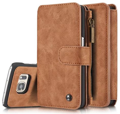 Caseme Samsung Galaxy S7 Vintage Multifunctional Wallet Genuine Leather