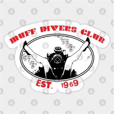 Muff Divers Club Muff Dive Sticker Teepublic