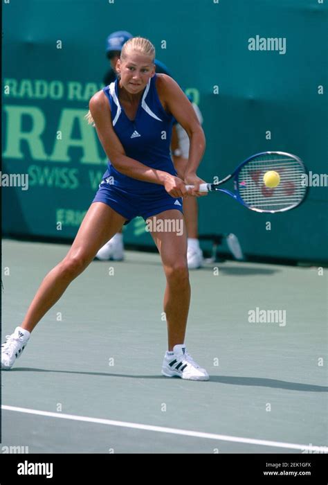 Russian Tennis Player Anna Kournikova 1990s Stock Photo Alamy