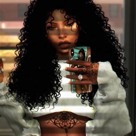 Nitropanic Cc Custom Content For The Sims 4 Sims 4 Black Hair Sims 4