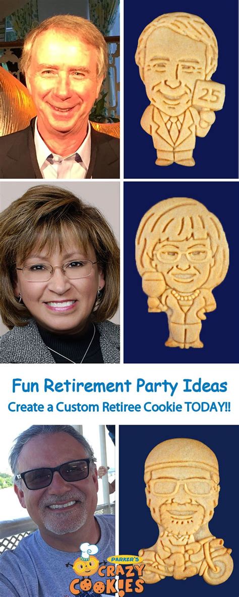 Retirement Party Ideas See Your Retiree As A Cookie Create Your Very Own Retirement Party