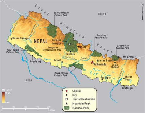 Map Of Nepal Wishnepal Gambaran