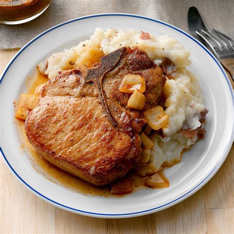 In a skillet, brown the pork chops in oil. Baked Saucy Pork Chops Recipe | Taste of Home