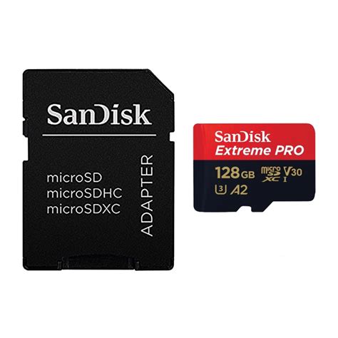 Sandisk Extreme Pro 128gb Microsdxc Uhs I 20090mbs V30 U3 Bps Uk
