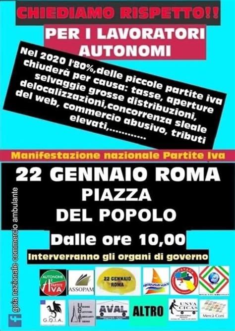 In questa guida vedremo come fare a verificare una. Troppe tasse: titolari di partita iva oggi a Roma da tutta ...