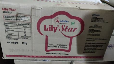 Bunge Lily Star Vanaspati Ghee Packaging Type Box Packaging Size 15