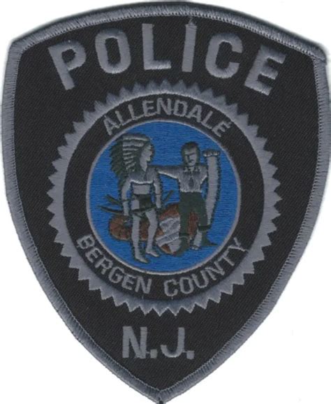 New Jersey Allendale Police Patch Bergen County 700 Picclick