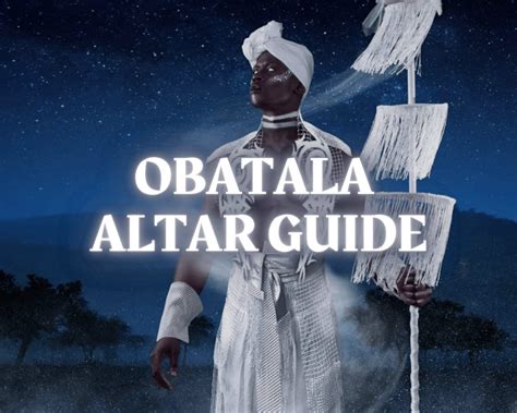 How To Work With Obatala Orisha Altar Guide Printable Etsy