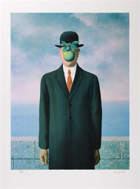 René Magritte 1898 1967 The Son Of Man Post War And Modern Art Plazzart