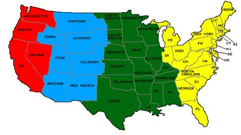 Kentucky Time Zone Map With Cities Map