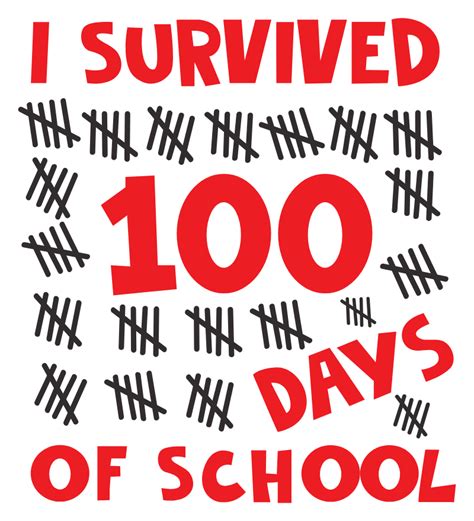 I Survived 100 Days Of School Sticker Mania
