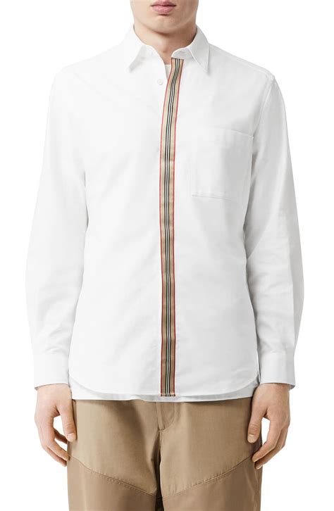 Burberry Icon Stripe Slim Fit Button Up Shirt Nordstrom