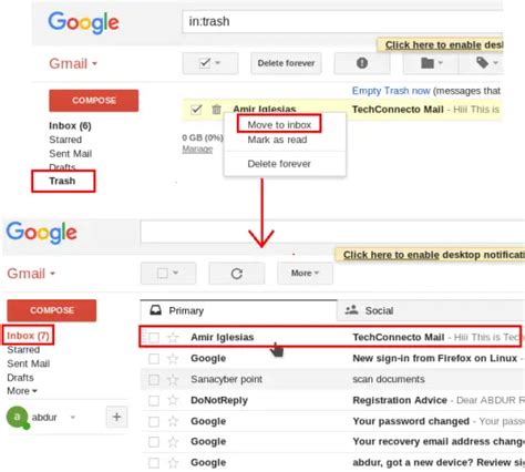 How To Retrieve Deleted Emails From Gmail