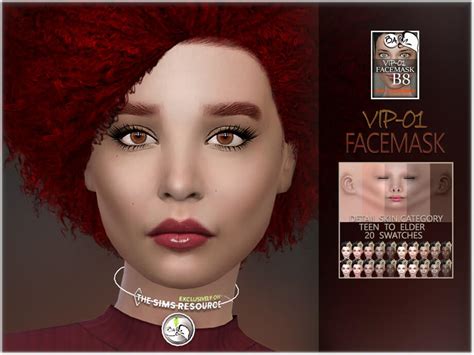 Sims 4 Vip 01 Facemask By Bakalia At Tsr The Sims Game