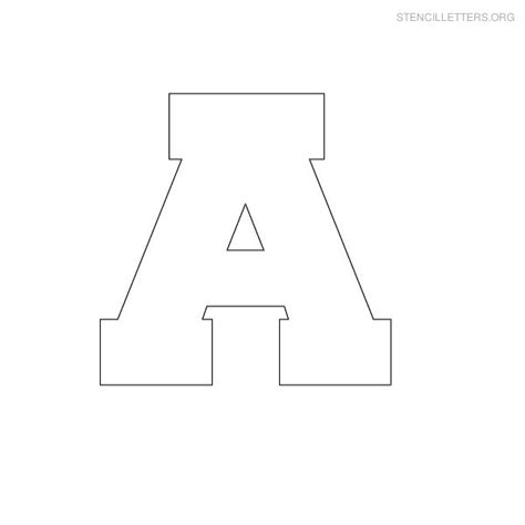 Small letters coloring printable page for kids. Stencil Letters A Printable Free A Stencils | Stencil ...